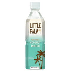 Little Palm - Pure Coconut Water, Made from Young Coconuts, No Sugar Added, Non-GMO, Natural Hydration, Electrolytes, 16.9 fl oz, Packaging May Vary (12-Pack, Original)