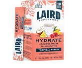Laird Superfood Tropical Punch Hydrate Coconut Water 10ct, 0.3 OZ