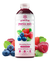 Smartfruit Blooming Berry + Antioxidants – 100% Real Fruit Purée with Strawberries, Blueberries, Raspberries – Great for Smoothies, Juice, Yogurt, Cocktails, Teas & More – High in Vitamin A & C – 48oz