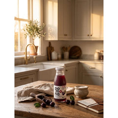 Pomona Organic Pure Black Cherry Juice, Cold Pressed Organic Juice, Non-GMO, No Sugar Added, Not from Concentrate, Gluten Free, Kosher Certified, Preservative Free 8.4 Ounce (Pack of 12),