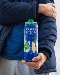 CocoGoodsCo Vietnam Single-Origin 100% Organic Coconut Water, Non-GMO, Never from Concentrate (33.8 fl. oz/1 liter, 6 pack)