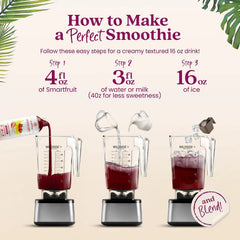 Smartfruit Strawberry Bananza + Oat Fiber – 100% Real Fruit Purée with Strawberries & Banana – Great for Smoothies, Juice, Yogurt, Cocktails, Teas & More – High in Vitamin C – 48oz