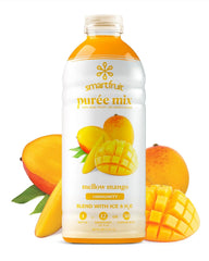 Smartfruit Mellow Mango + Immunity – 100% Real Fruit Purée with Mango, Banana, Apple & Pineapple – Great for Smoothies, Juice, Yogurt, Cocktails, Teas – High in Vitamin C, Selenium & Zinc – 48oz
