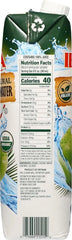 Iberia 100% Pure Organic Coconut Water, 1 Liter , 33.8 Fl Oz (Pack of 3)